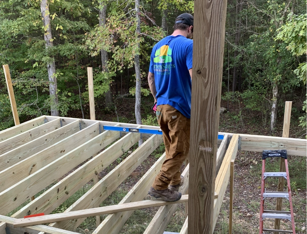 Construction of Porch