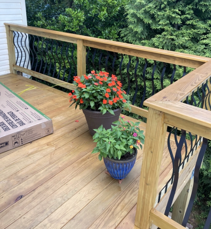 Porch With Flowers